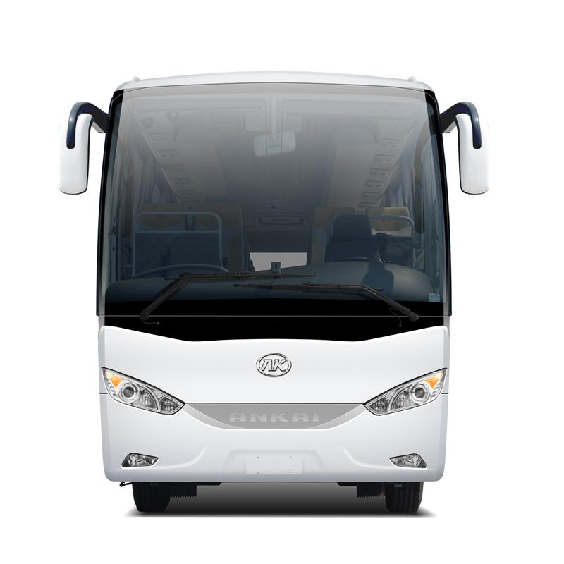 Single front windshield bus