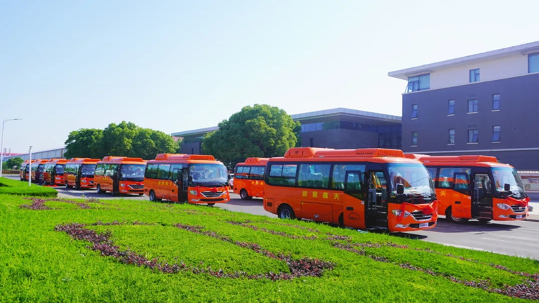 تعمل حافلات Ankai على تعزيز تطوير نقل الركاب في المناطق الحضرية والريفية