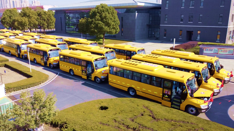 20 وحدة من حافلات Ankai S9 المدرسية لبدء التشغيل في تيانجين