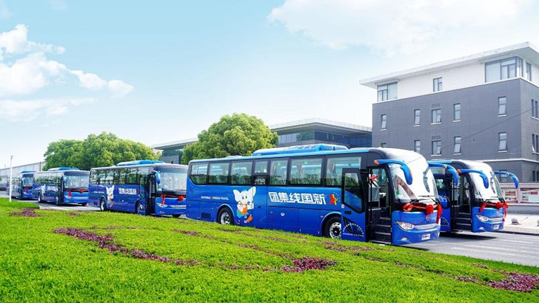 تم تسليم حافلات Ankai Electric A6 السياحية إلى قوانغشي